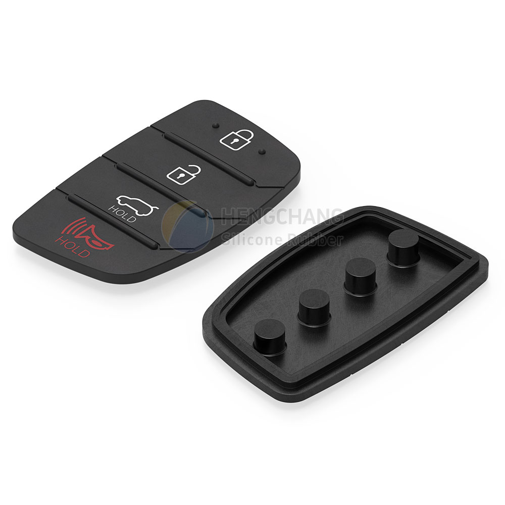 Silicone buttons for Hyundai Tucson Santa Fe 4-button car key-3