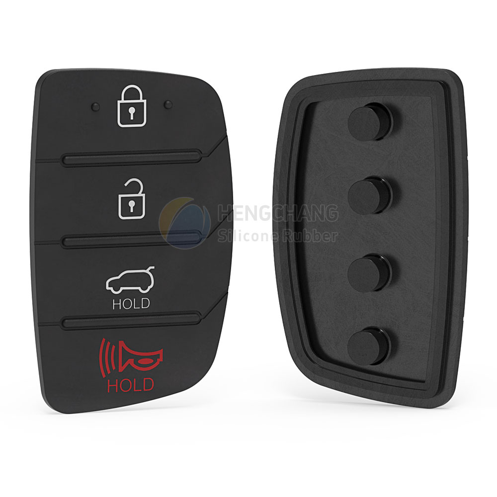 Silicone buttons for Hyundai Tucson Santa Fe 4-button car key-4