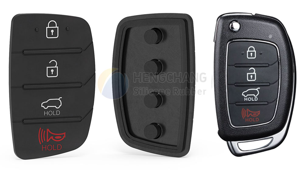 Silicone buttons for Hyundai Tucson Santa Fe 4-button car key-6