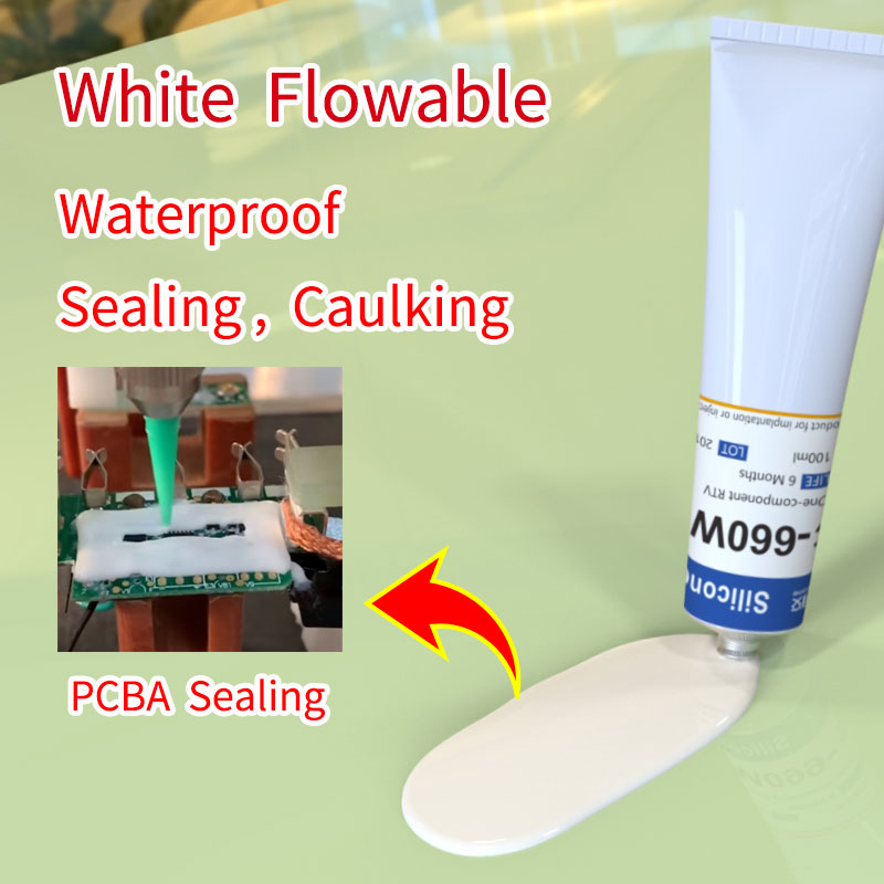 White pcba sealing glue HC-660W