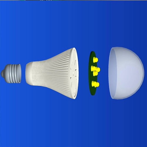 Adhesion and fixation of LED lamp heads, lampshades, and lamp tubes