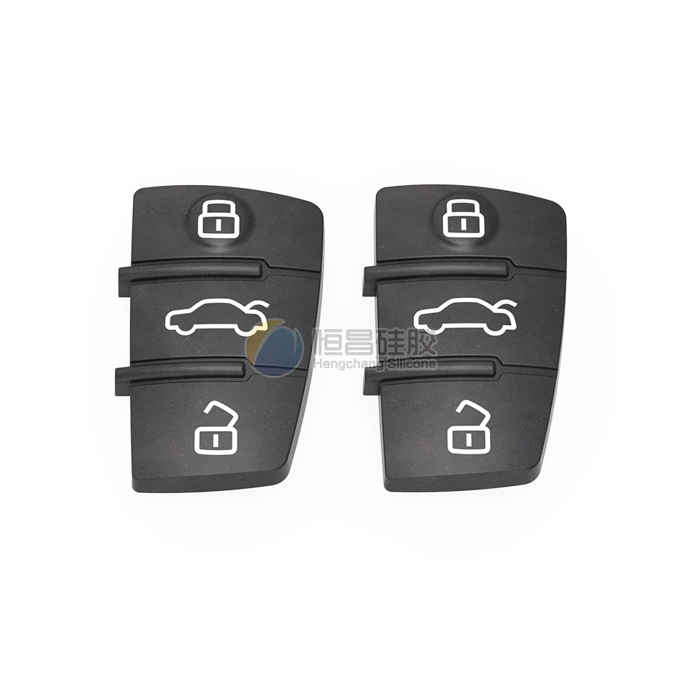 Audi A6 car key silicone button 3-button soft rubber pad-6