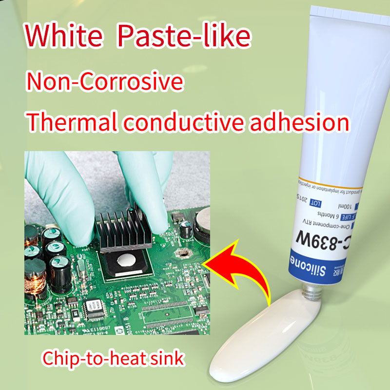 Chip-to-heat sink thermal conduction adhesion_HC-839W