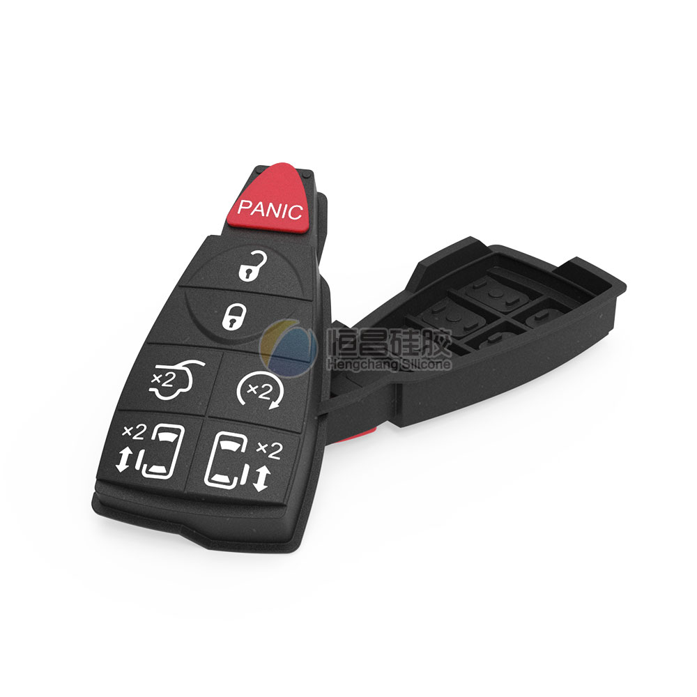 Dodge Jeep Chrysler Remote Key with 3~7 Buttons Soft Rubber Keypad-2