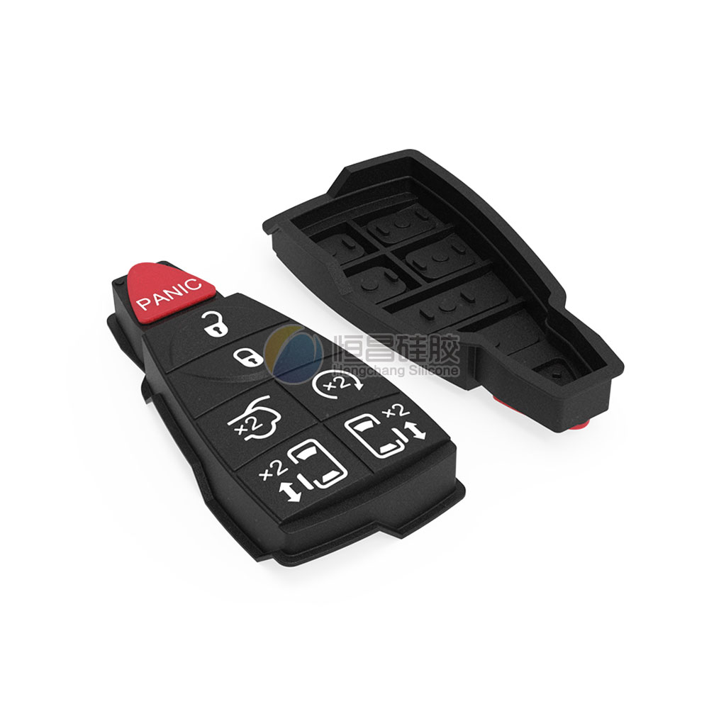 Dodge Jeep Chrysler Remote Key with 3~7 Buttons Soft Rubber Keypad-3