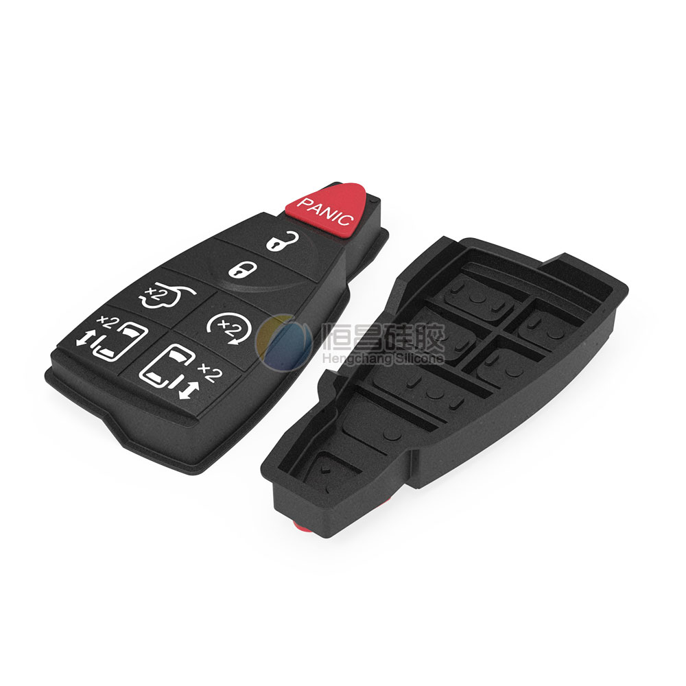 Dodge Jeep Chrysler Remote Key with 3~7 Buttons Soft Rubber Keypad-4