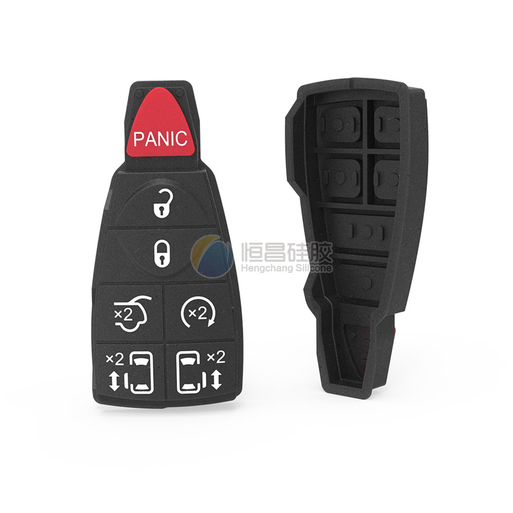 Dodge Jeep Chrysler Remote Key with 3~7 Buttons Soft Rubber Keypad-6