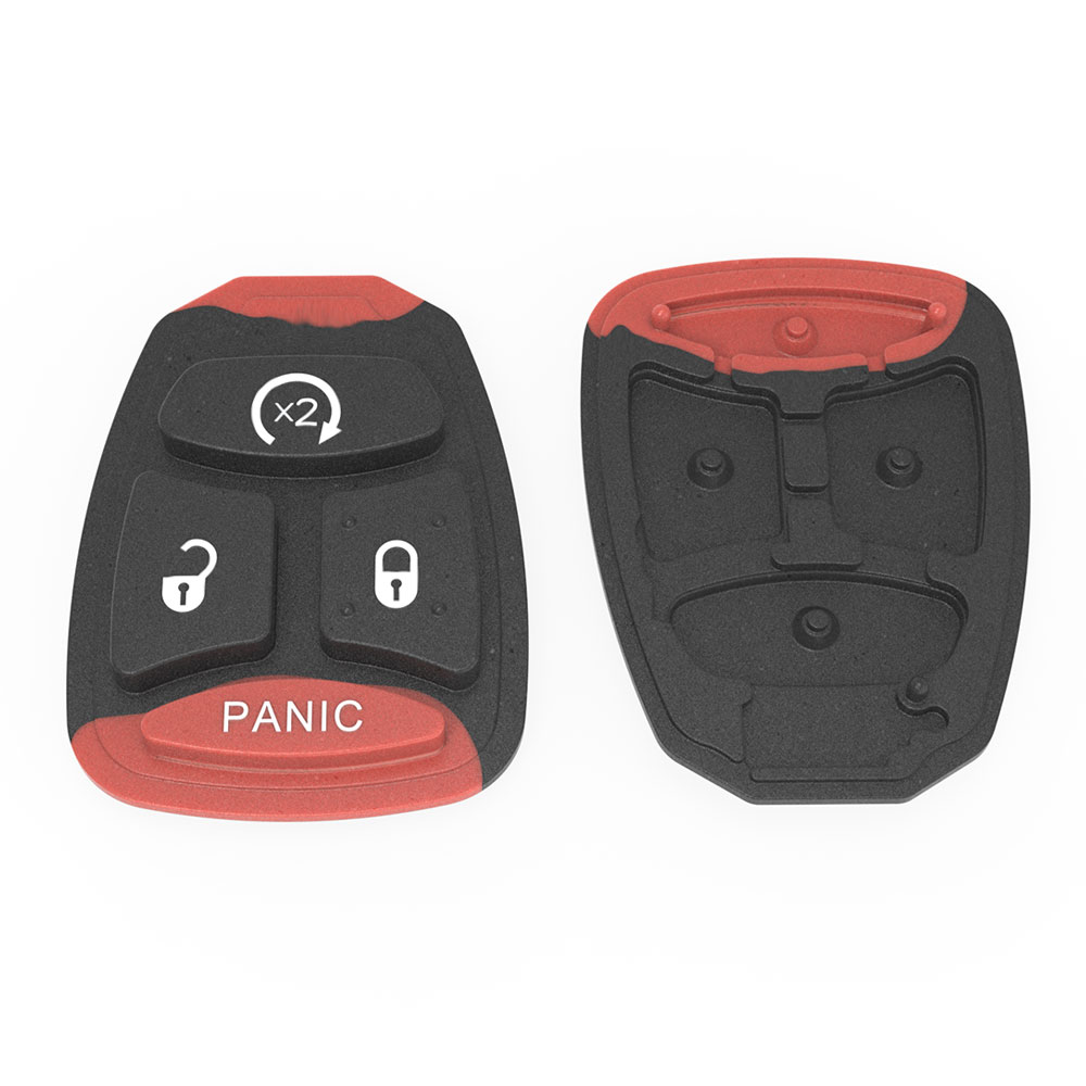 Dodge Jeep Chrysler car key 4-button soft silicone button-4