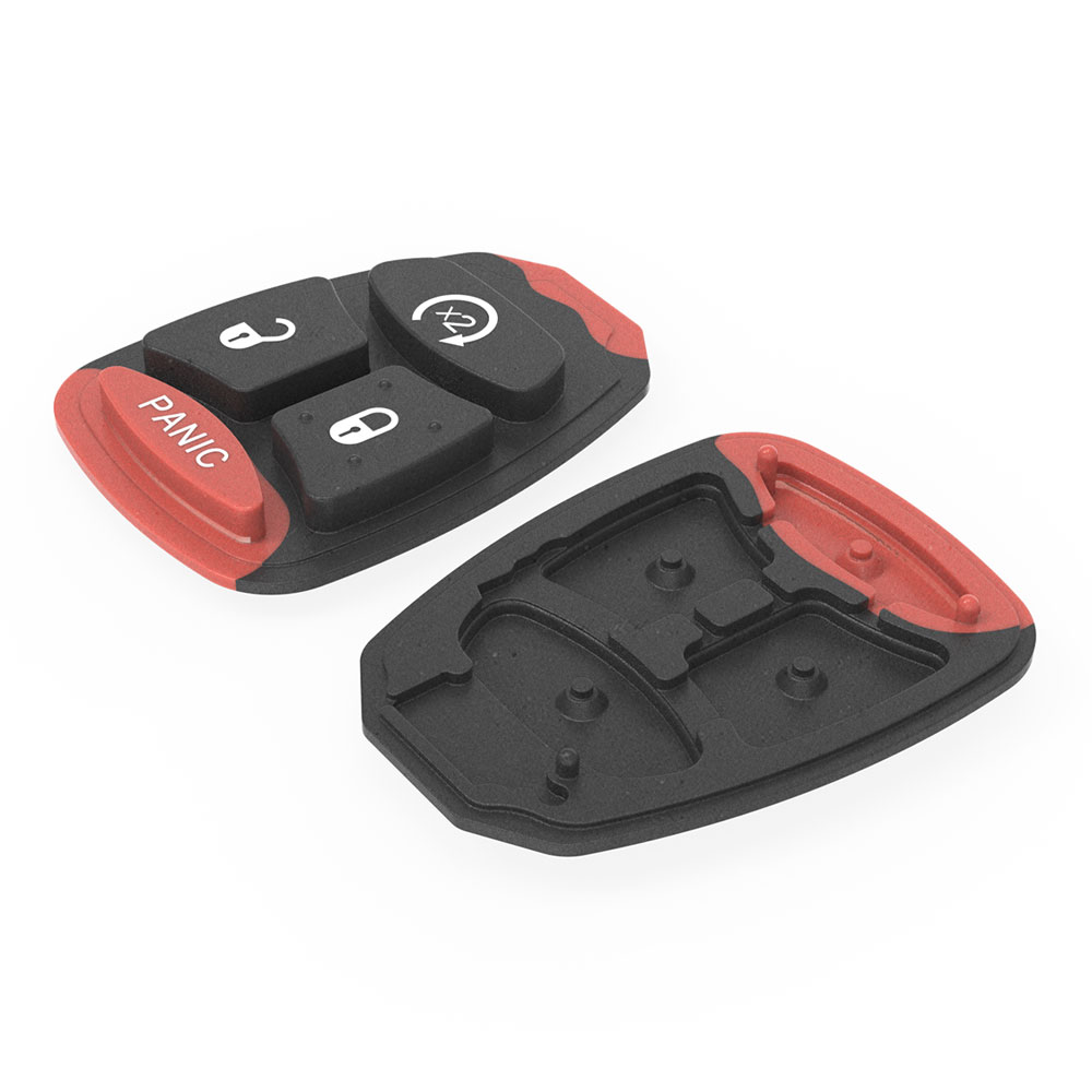 Dodge Jeep Chrysler car key 4-button soft silicone button-6