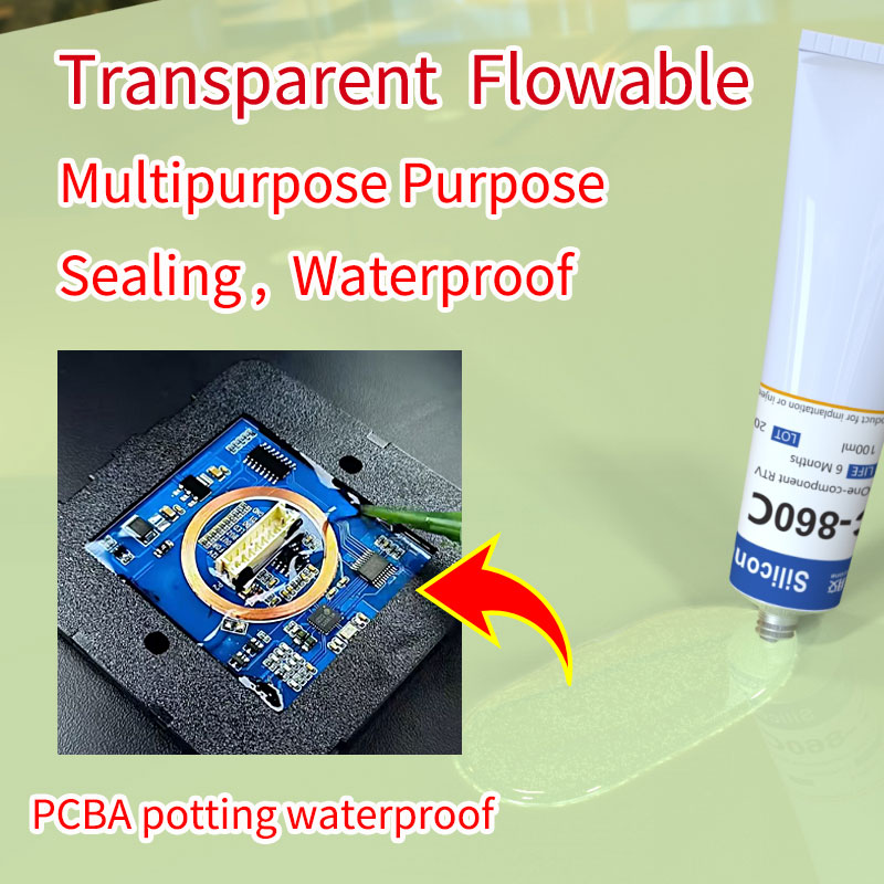 PCBA potting waterproof silicone adhesive Sealant_HC-860C