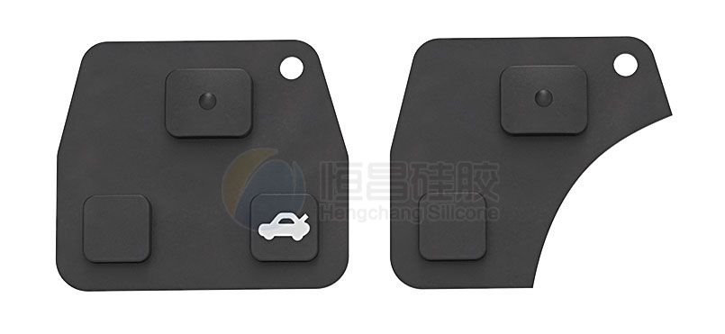 Silicone buttons for Toyota car flat remote control keys-7