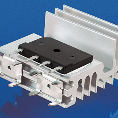 Switch tube to heat sink thermal conduction adhesion