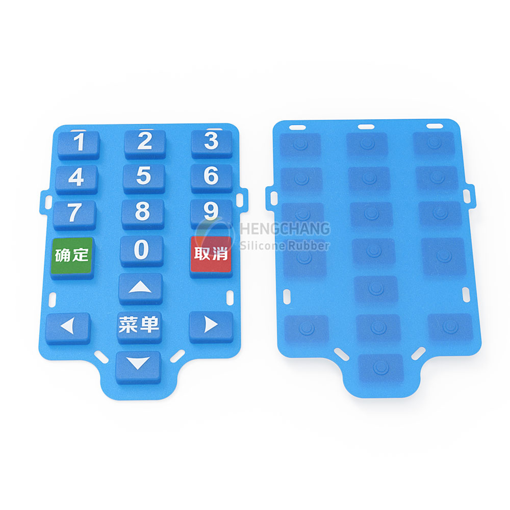 Silicone Factory Mold Making and Customization of Password Keyboard Silicone Keys-2