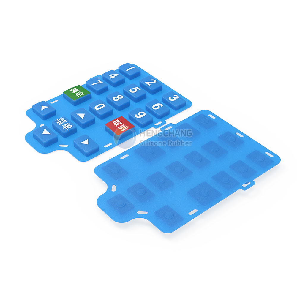 Silicone Factory Mold Making and Customization of Password Keyboard Silicone Keys-5