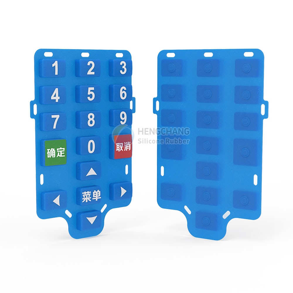 Silicone Factory Mold Making and Customization of Password Keyboard Silicone Keys-6