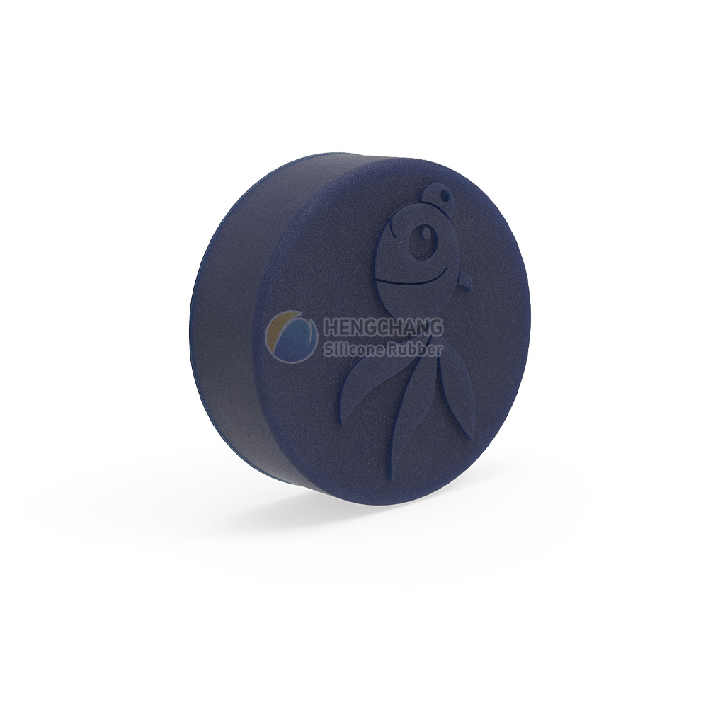 Round Magnet Silicone Fridge Magnet-2