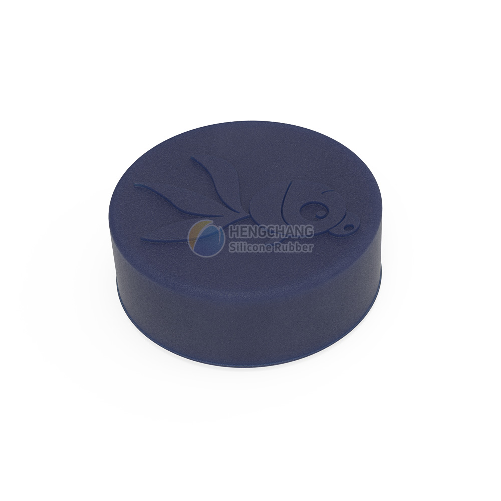 Round Magnet Silicone Fridge Magnet-3