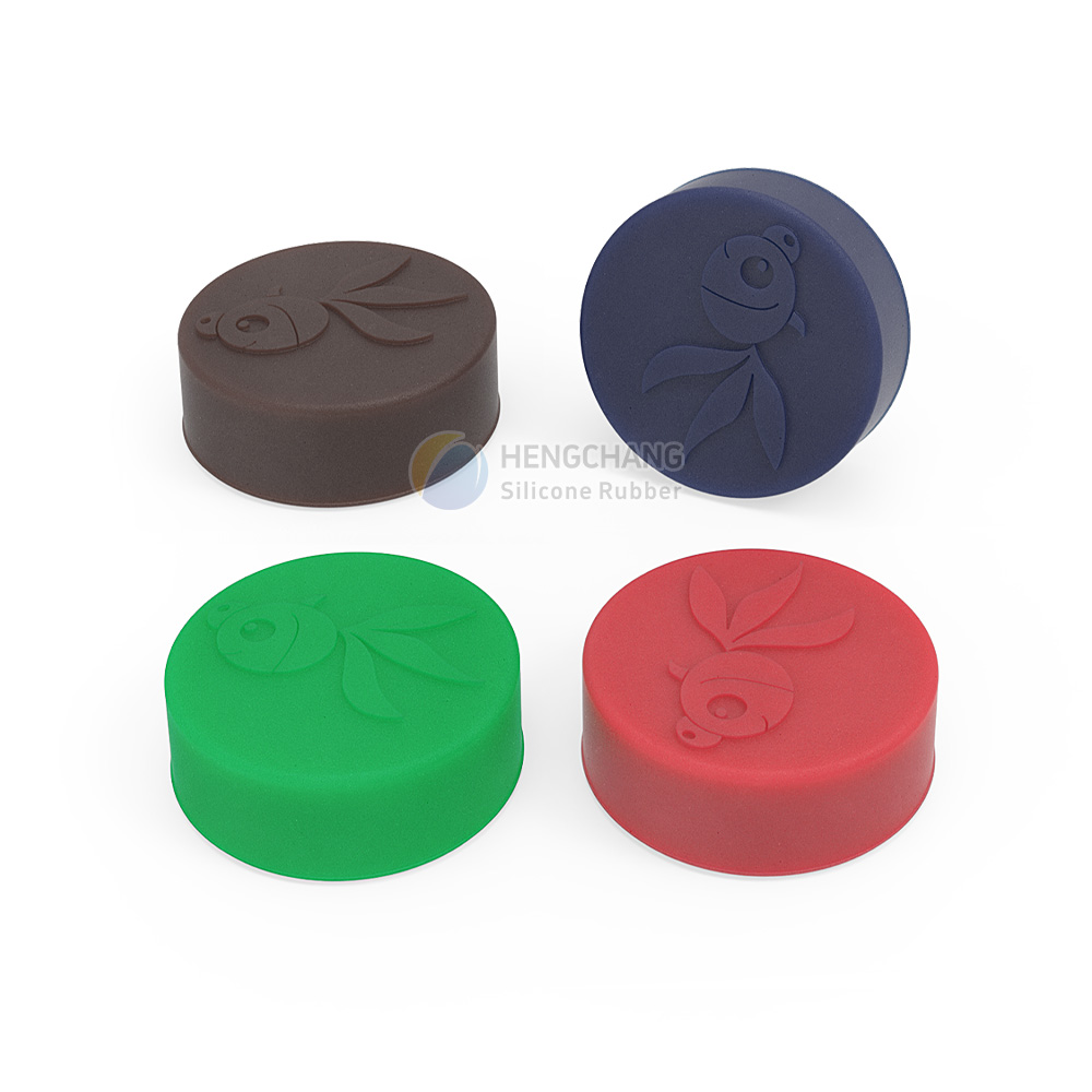 Round Magnet Silicone Fridge Magnet-7