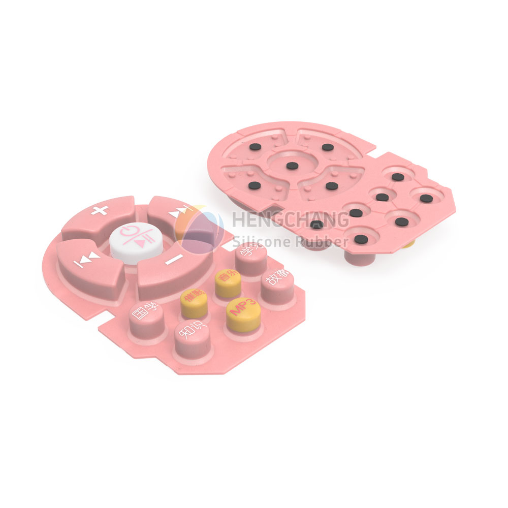 Customized silicone buttons for early education machines, mold making and production-2