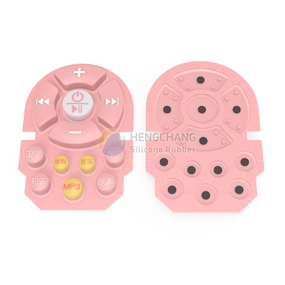 Customized silicone buttons for early education machines, mold making and production